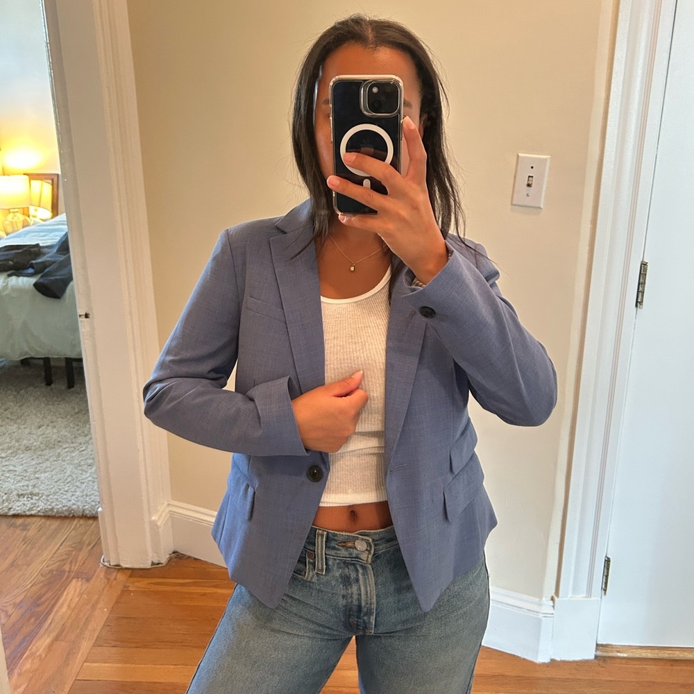 Banana Republic Light Blue Blazer